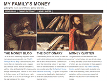 Tablet Screenshot of myfamilysmoney.com